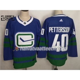 Lasten NHL Vancouver Canucks Pelipaita Elias Pettersson 40 Alternate Adidas 2019-20 Sininen Authentic